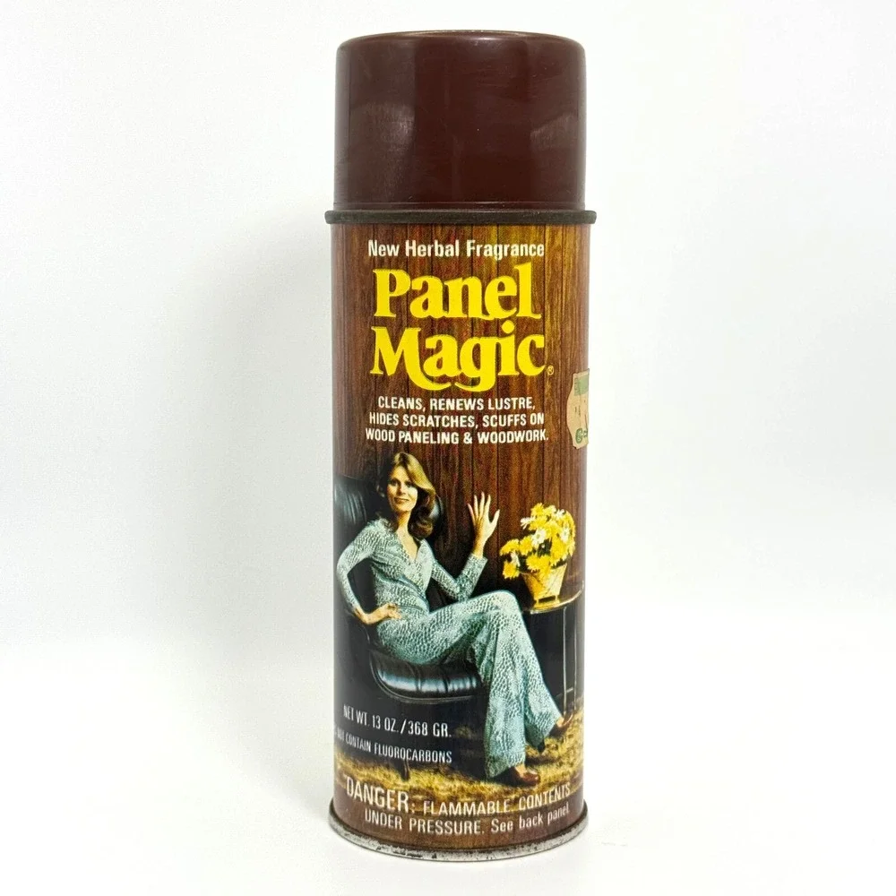 VTG Panel Magic Wood‎ Cleaner Spray 13oz Herbal Scent – NEW Paneling Shine USA
